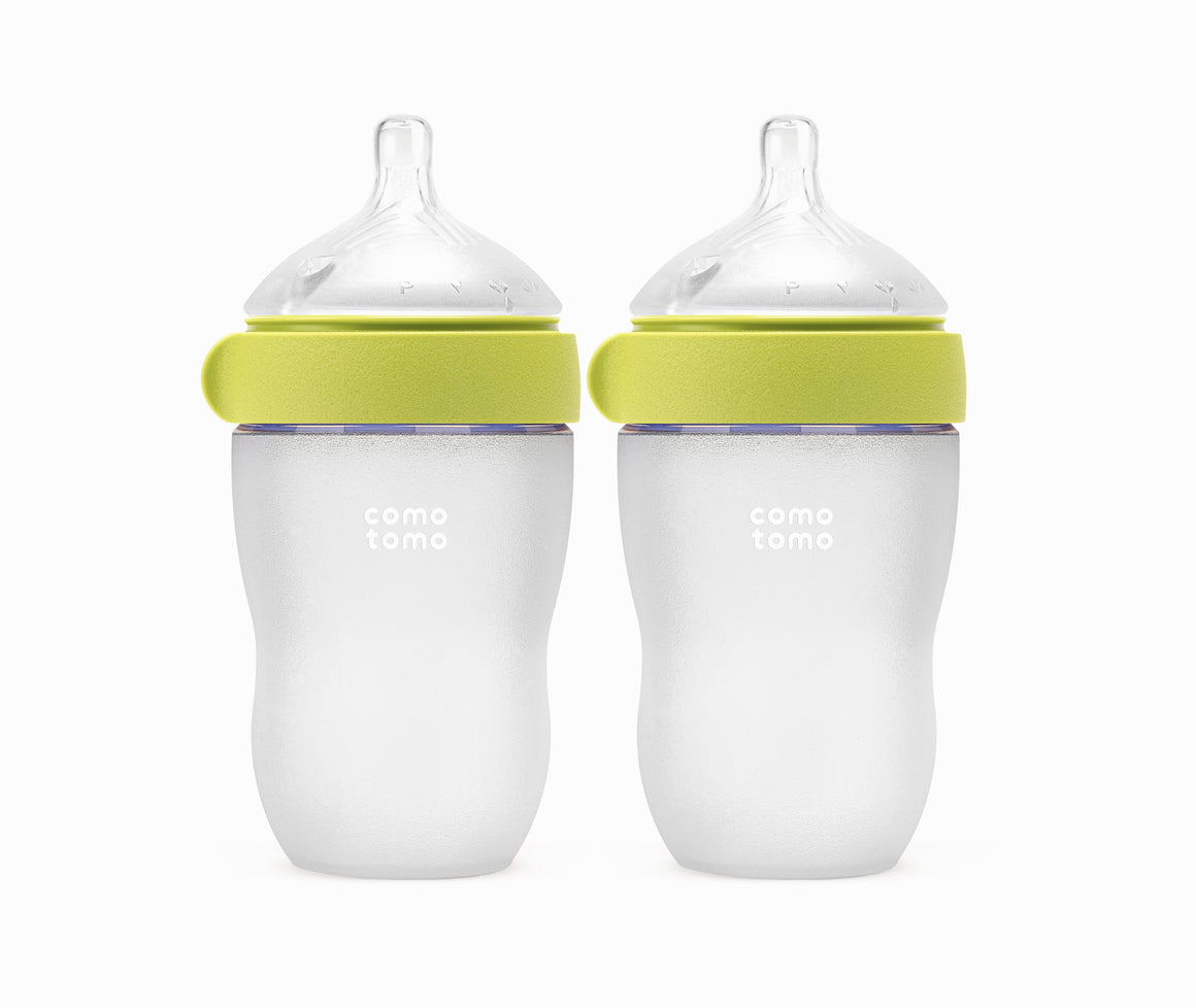 GEN 2 Baby Bottle - Green 250ml/8oz x 2