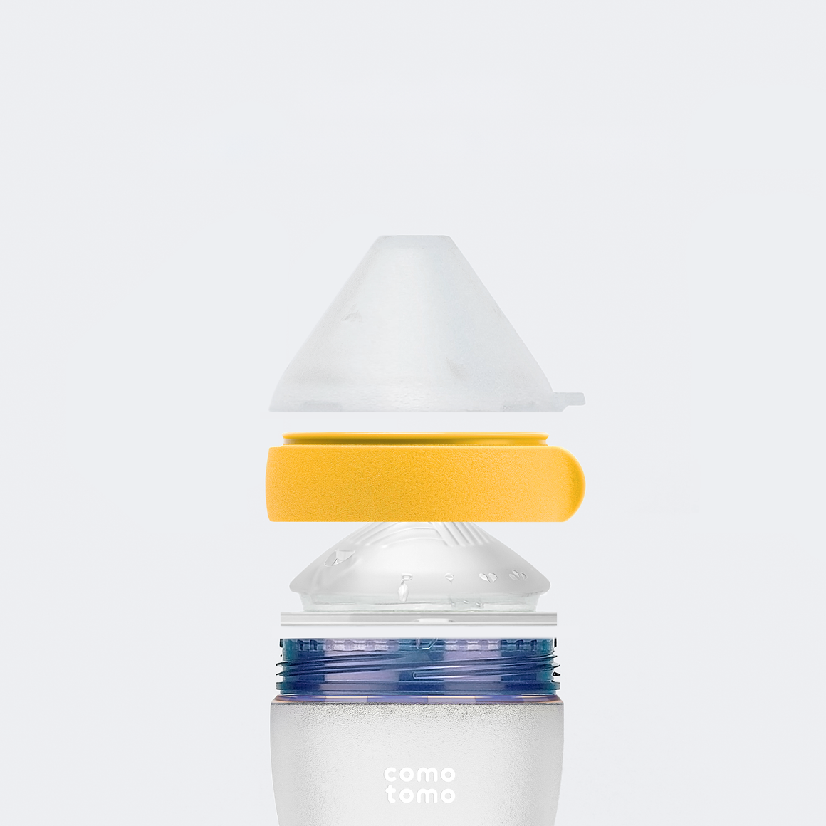 GEN 2 Baby Bottle - Yellow 150ml/5oz x 2