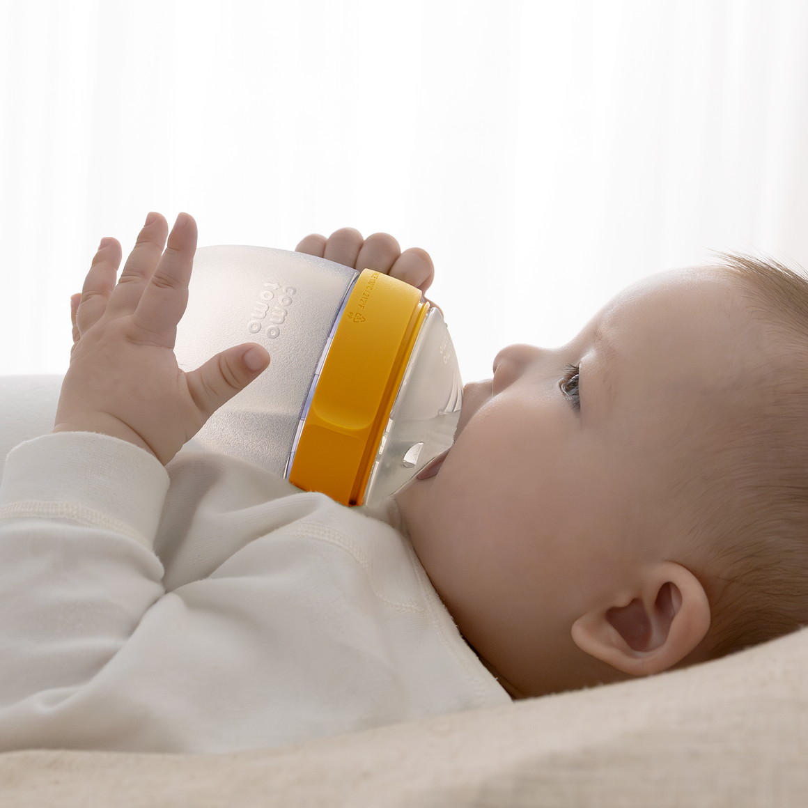 GEN 2 Baby Bottle - Yellow 150ml/5oz x 2