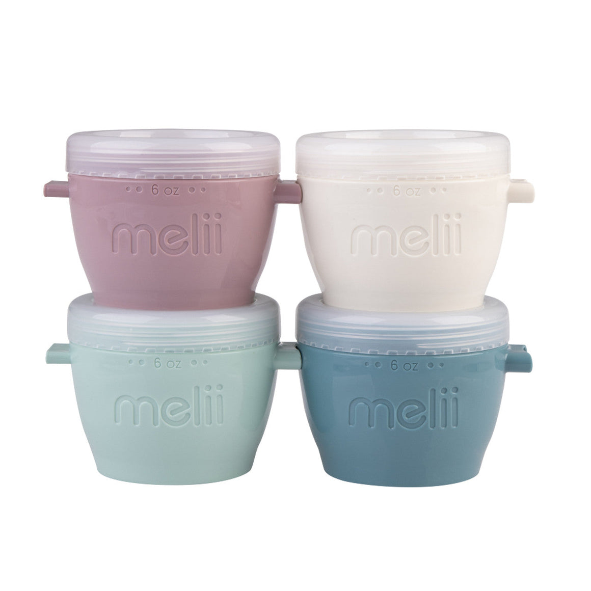Silicone Snap & Go Pods (4oz, set of 4) LUXE COLORS