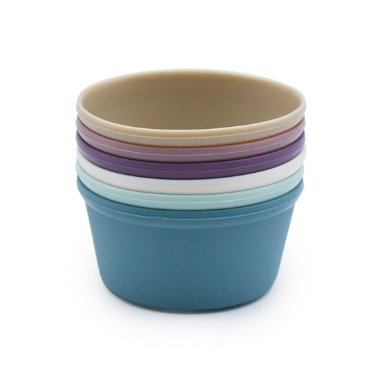 Silicone Food Cups - 6pc set LUXE COLORS