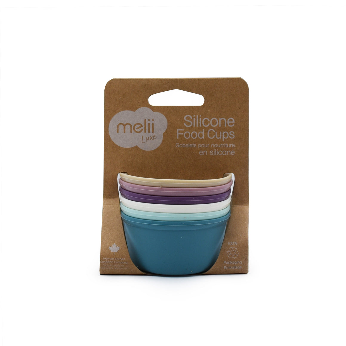 Silicone Food Cups - 6pc set LUXE COLORS