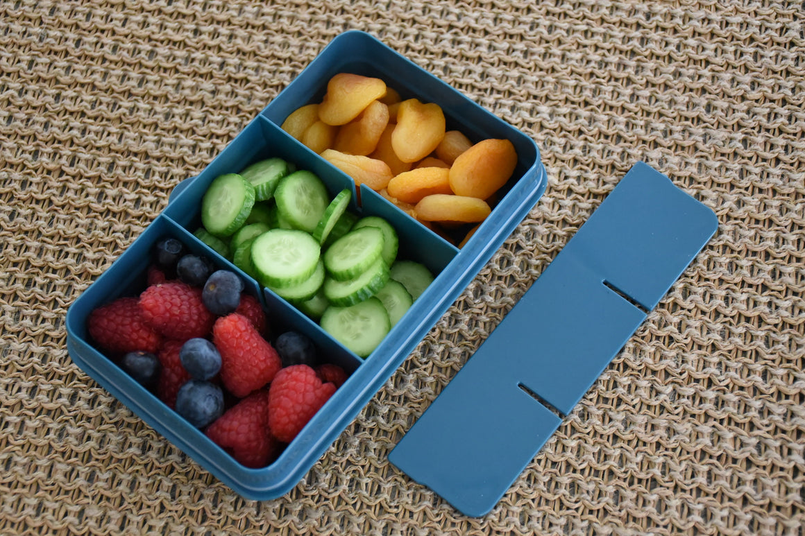 Snackle Box - 6 Compartment - Dark Blue LUXE COLORS