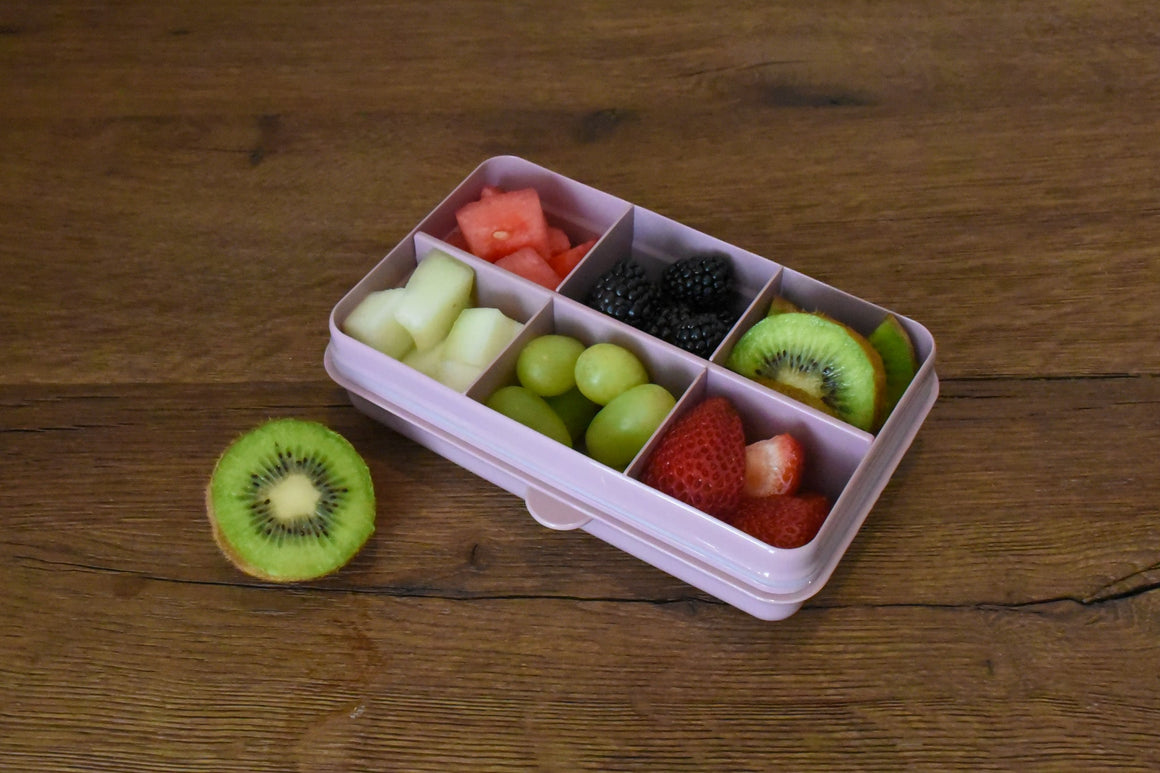 Snackle Box - 6 Compartment - Pink LUXE COLORS - YYZ Distribution
