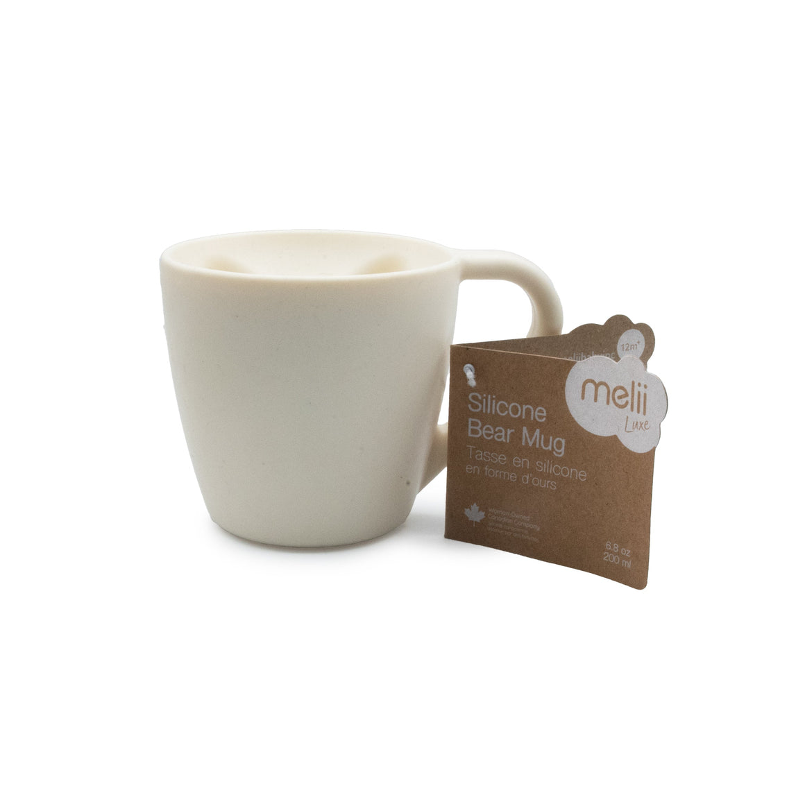 Silicone Bear Mug - Ivory LUXE COLORS