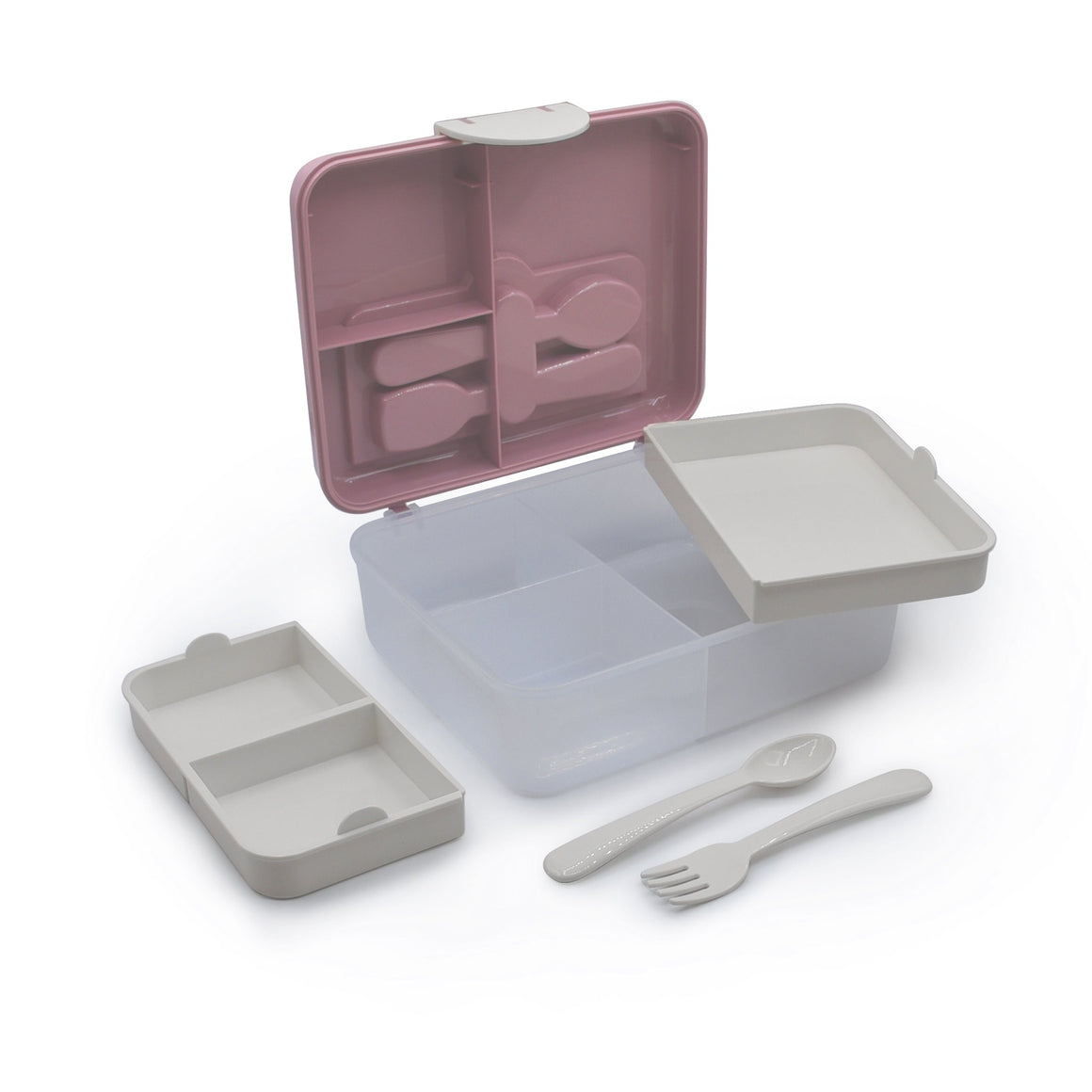 Two Tier Bento - Pink & Ivory LUXE COLORS