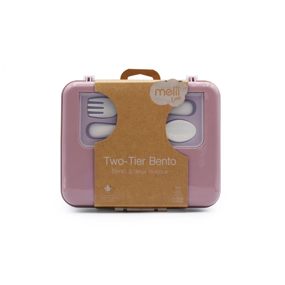 Two Tier Bento - Pink & Ivory LUXE COLORS