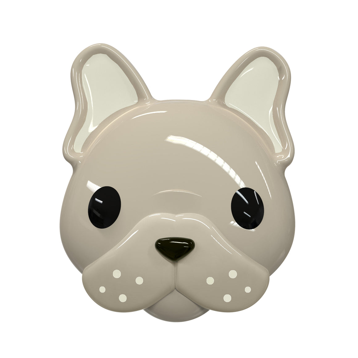 Animal Snack Container - Bulldog LUXE COLORS