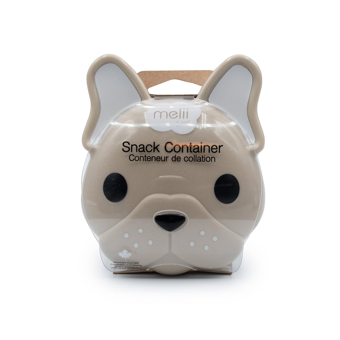 Animal Snack Container - Bulldog LUXE COLORS