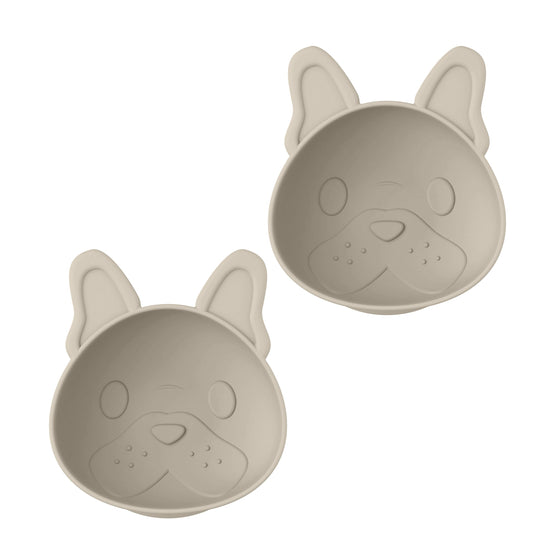 Silicone Suction Bowls 2 PK - Bulldog LUXE COLORS