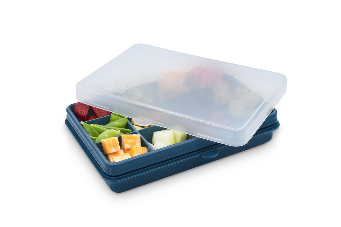 Snackle Box - 12 Compartment - Blue LUXE COLORS - YYZ Distribution