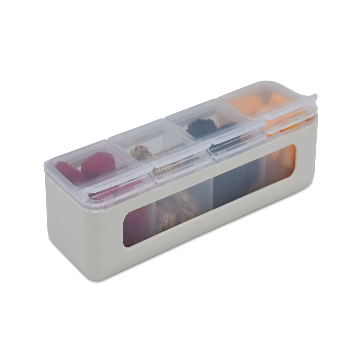 Snackle Box - 4 Compartment - Ivory LUXE COLORS - YYZ Distribution