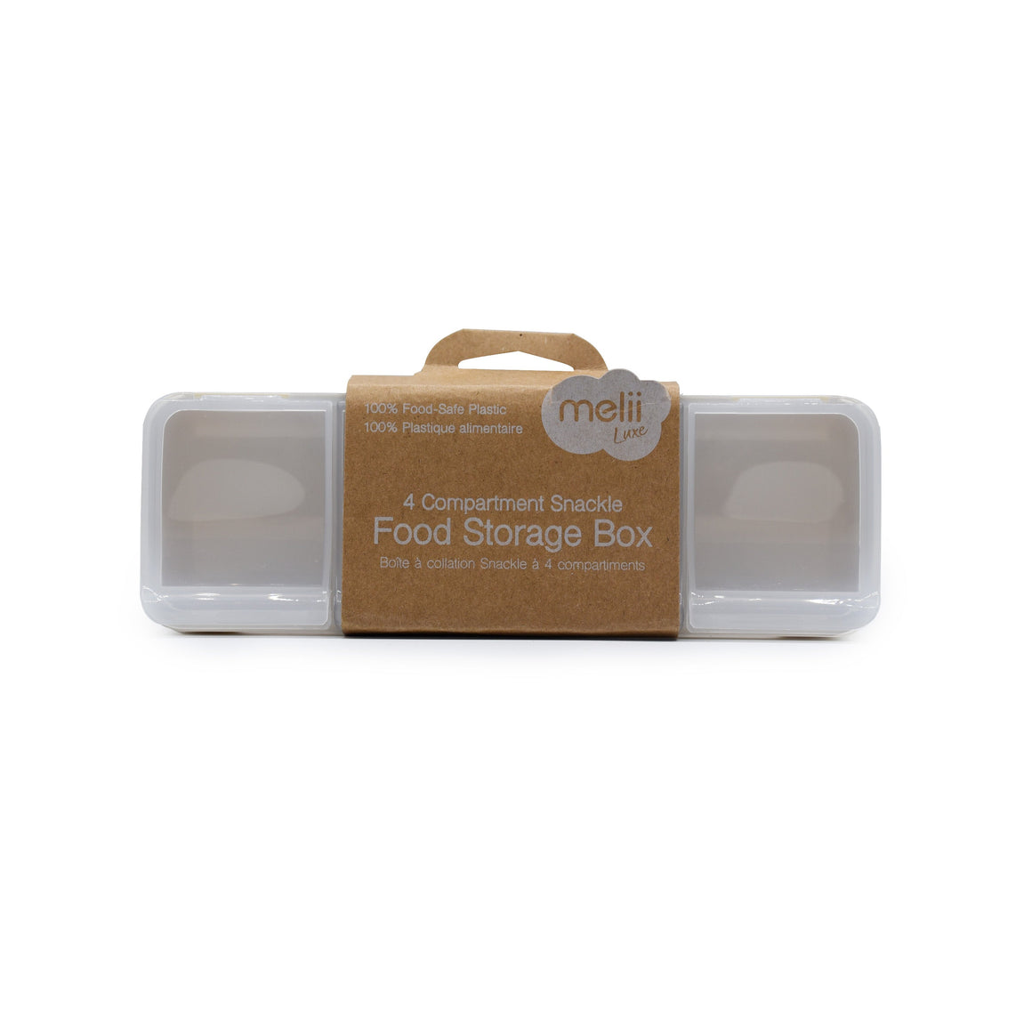 Snackle Box - 4 Compartment - Ivory LUXE COLORS - YYZ Distribution