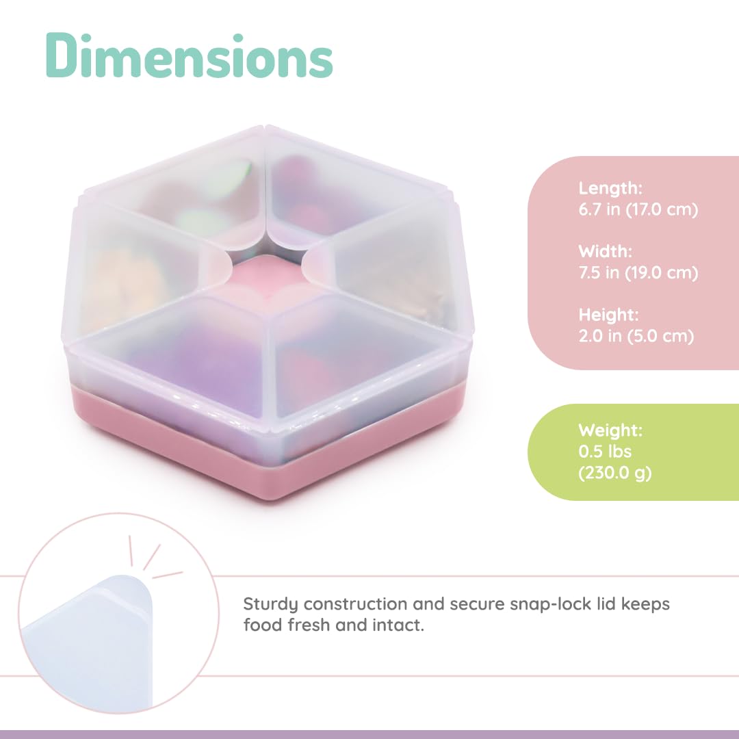 Snackle Box - Hexagon - Pink LUXE COLORS