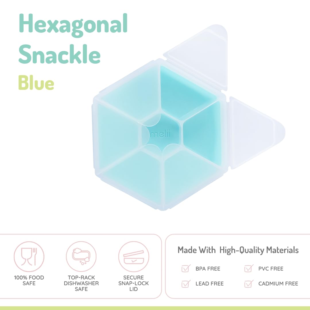 Snackle Box - Hexagon - Blue LUXE COLORS