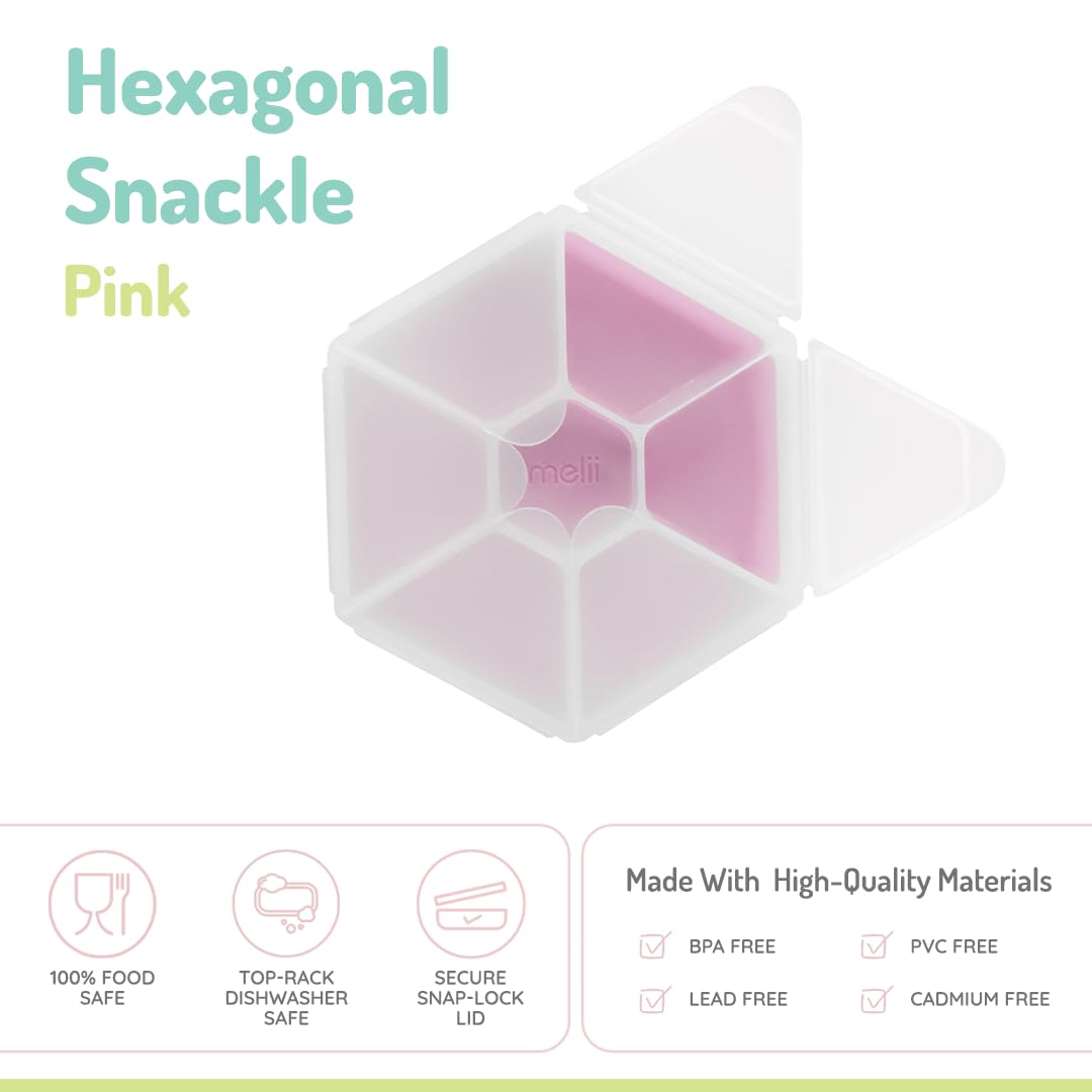 Snackle Box - Hexagon - Pink LUXE COLORS