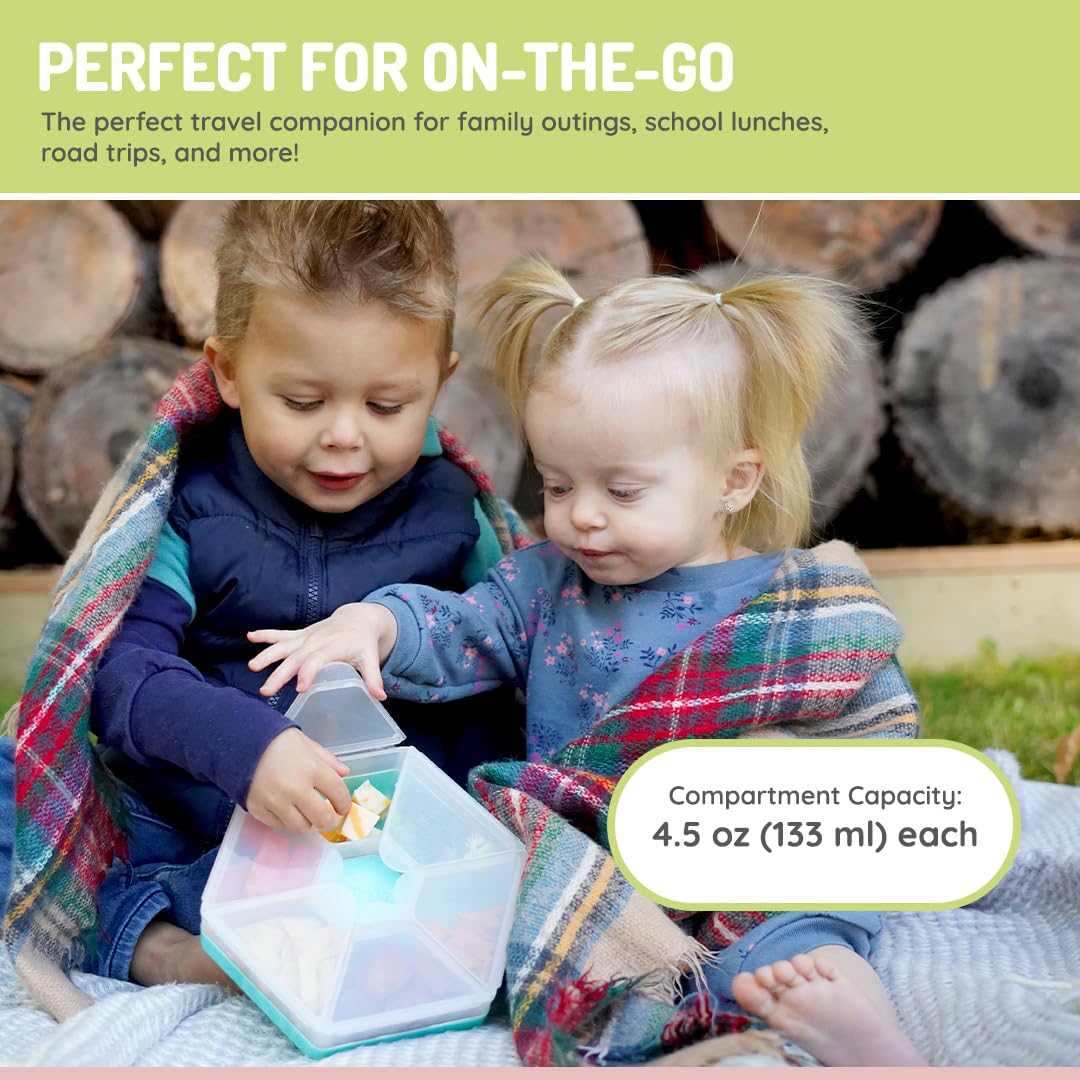 Snackle Box - Hexagon - Blue LUXE COLORS