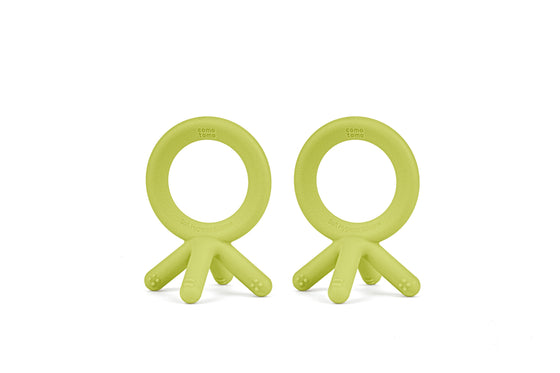 GEN 2 Baby Teethers - Green - 2 Pack