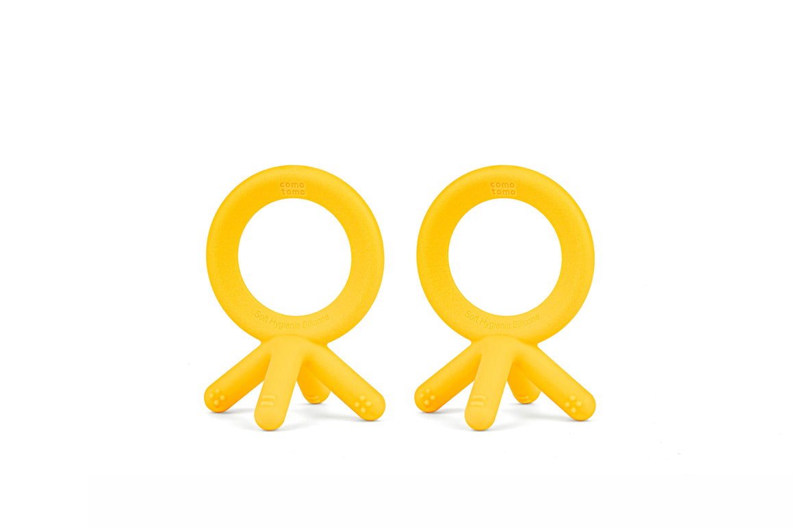 GEN 2 Baby Teethers - Yellow - 2 Pack