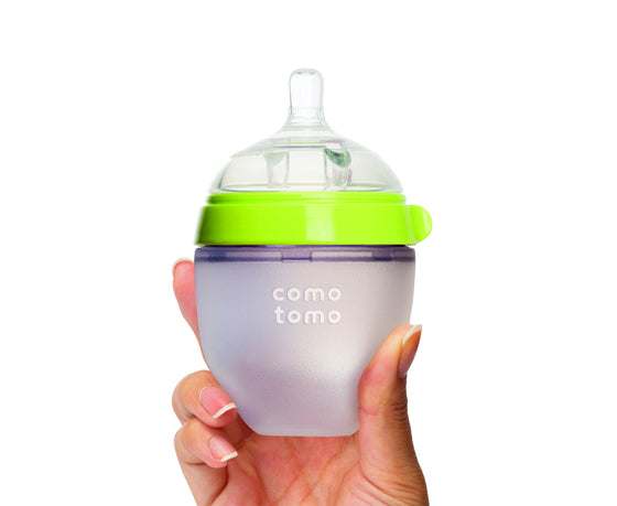 COMOTOMO  Baby Bottle, Green, 5 Ounce - YYZ Distribution