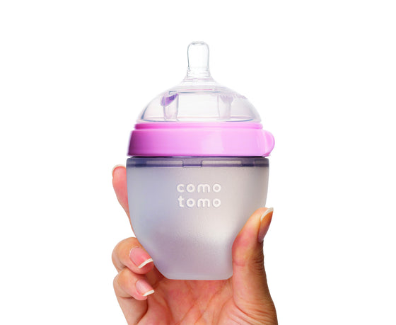 COMOTOMO  Baby Bottle, Pink, 5 Ounce - YYZ Distribution