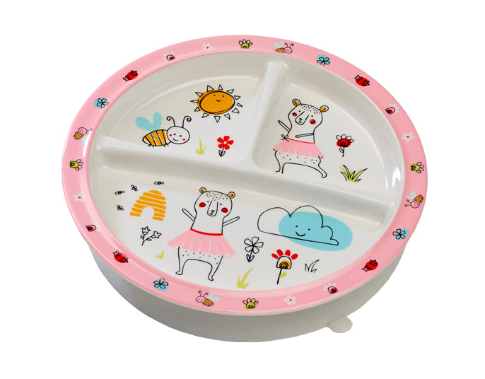 Clementine The Bear Divided Suction Plate - YYZ Distribution