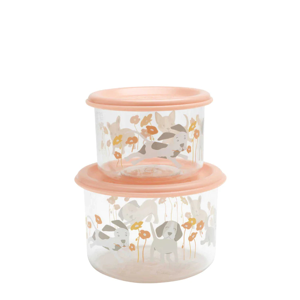 Puppies & Poppies - Good Lunch Containers - Small 2 pcs.