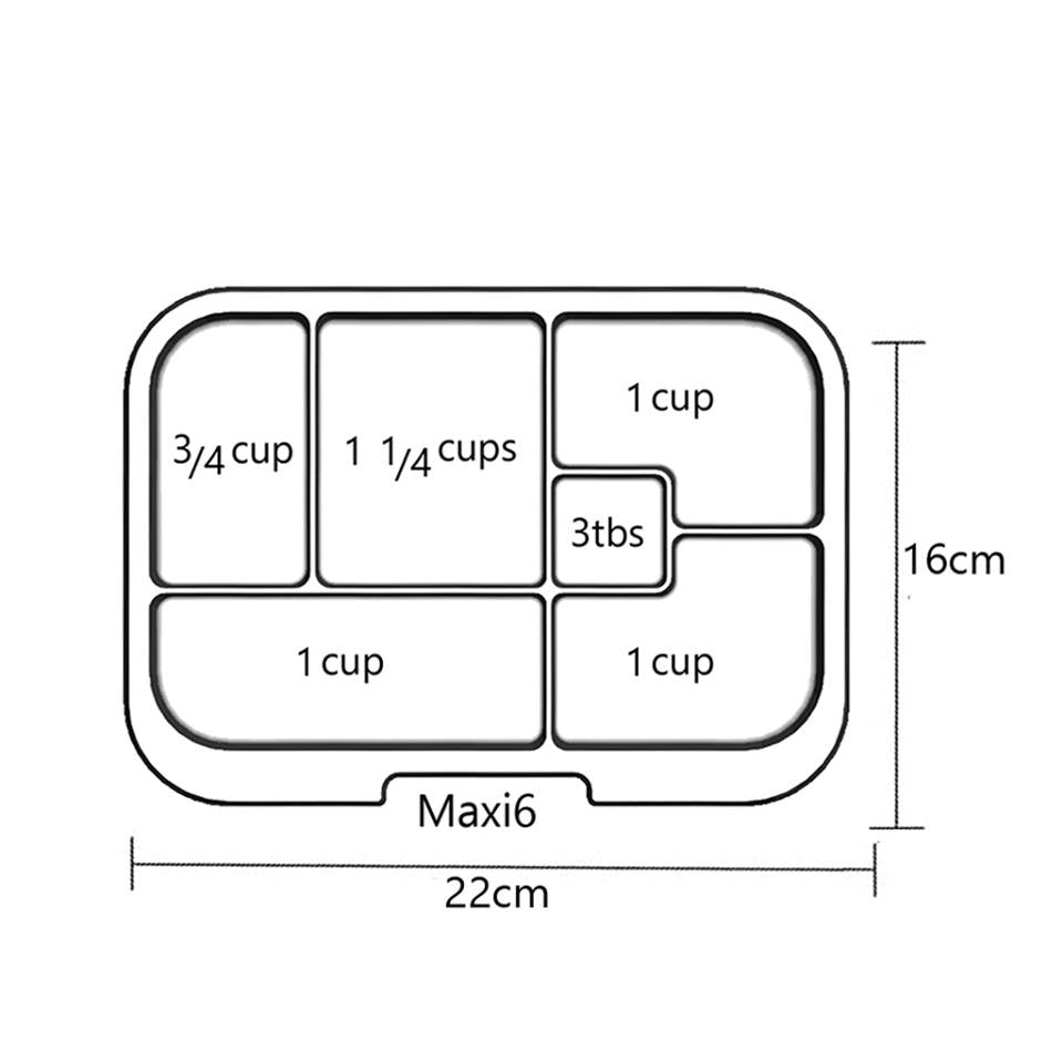 Extra Trays - Maxi6 Clear Tray - YYZ Distribution