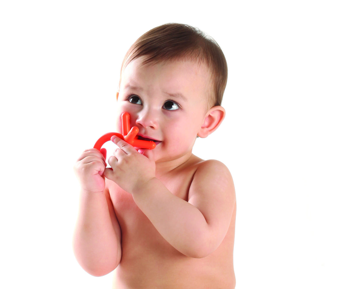 Comotomo Silicone Baby Teethers (Blue) - YYZ Distribution