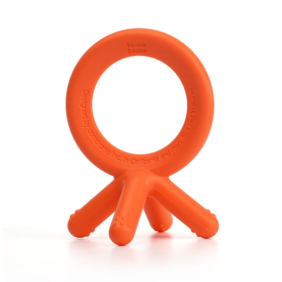 Comotomo Silicone Baby Teethers (Orange) - YYZ Distribution
